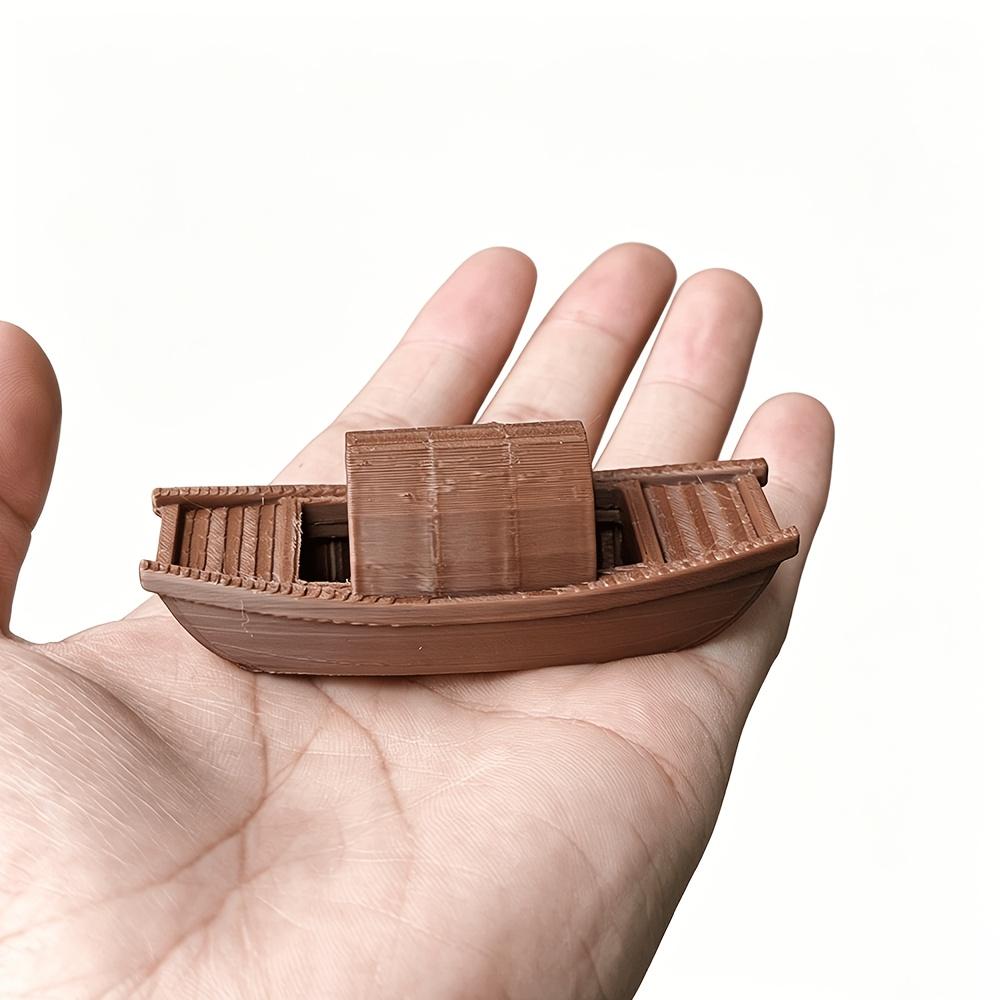 Миниатюрный китайский лодочный орнамент, 3D-печать, декор для дзен-сада и аквариума, для оформления аквариума, коллекционеров, аксессуары для аквариума, подарок