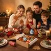 Праздничные Штампы для Выпечки, Формочки для Рождественского Печенья, Интегрированная Форма для Выпечки Нажимного Типа, Пластиковые Интерактивные Инструменты, Инструмент для Украшения Глиной для Праздничной Кухни