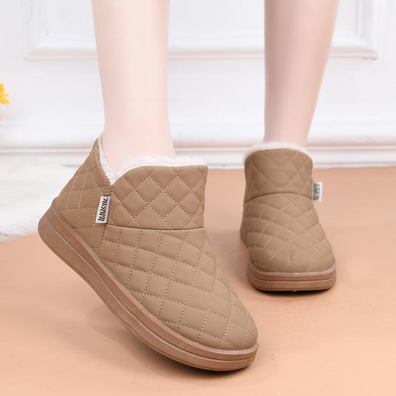 Snow Boots, Fleece and Thickened Shoes, Casual Anti-slip Boots, Short-leg Cotton Shoes