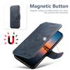 SUTENI Q-05 Чехол-кошелек для iPhone 14/13 2 в 1, съемная кожаная откидная крышка для телефона с подставкой