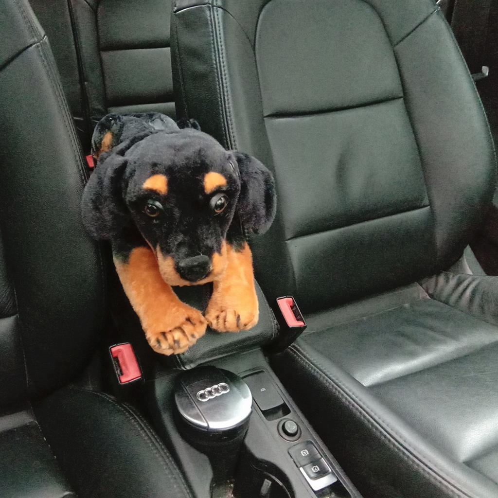 46см Имитация Собака Плюшевая Игрушка Сумка для Салфеток Мягкая Бумажная Коробка Реалистичная Собака Щенок Сумка для Хранения Салфеток Креативный Подарок Украшение для Дома