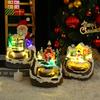 D2 Christmas 20250 Xmas Resin Crafts Led Lights Christmas Tree Snowflake Decoration Train Christmas Village Sets Musical House