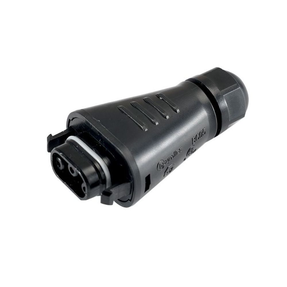 Waterproof Field Connector 3Pin Electrical Connector Microinverter Adapter Photovoltaic Systems