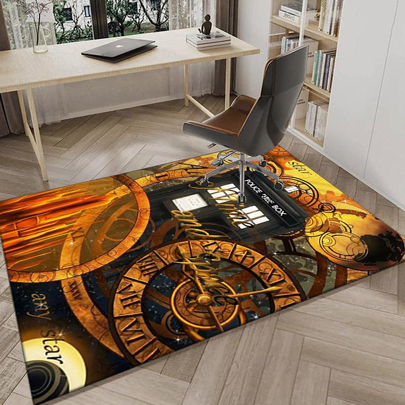 telephone booth Carpet, Chair Rug,Rug for Office Bedroom living rooms, Doormat decor Fan Gift Christmas Gift