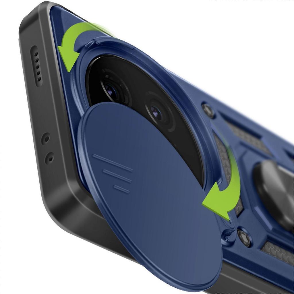 Case for Honor Magic 7 Pro Support Ring with Camera Protection, Night blue