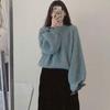 Пуловер-свитер для женщин, осенне-зимняя верхняя одежда, дизайнерский смысл лени, весенне-осенние трикотажные женские топы