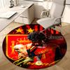 1pc Lamine Yamal  Print Round Carpet Chair Round Carpet Suitable for Bedroom Living Room Home Decorative Carpet