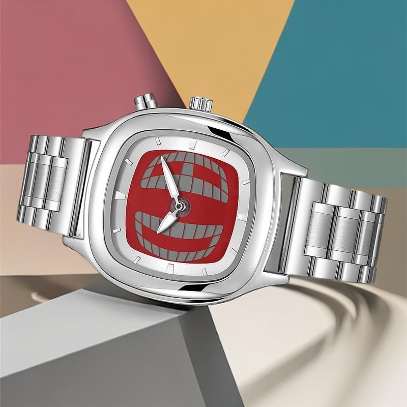 PIN TIME PT3441 s Новые Цифровые Двойной Дисплей Винтажные Y2K Мужские Часы Квадратные Светящиеся Стрелки Кварцевые Наручные Часы для Мужчин