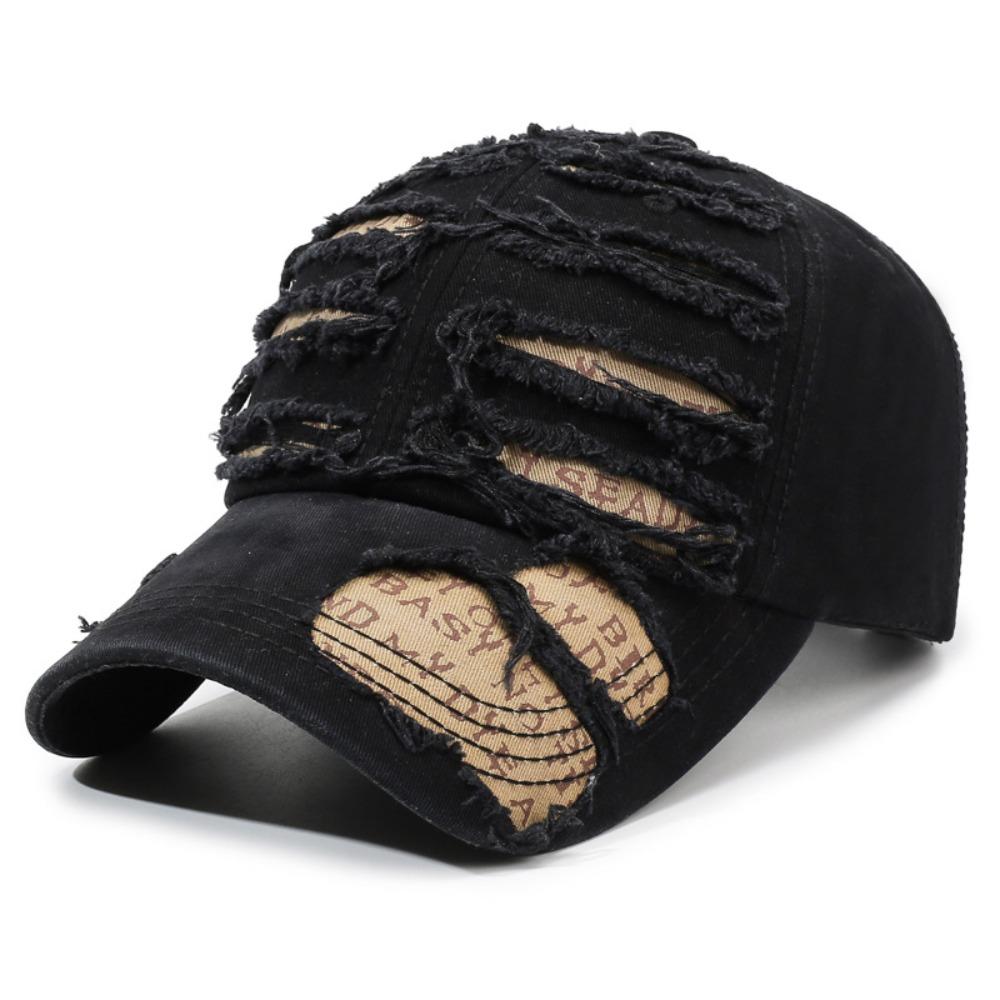 Cotton Retro Peaked Cap Cool Cowboy Hat Fashion Baseball Cap Unisex  Men Women