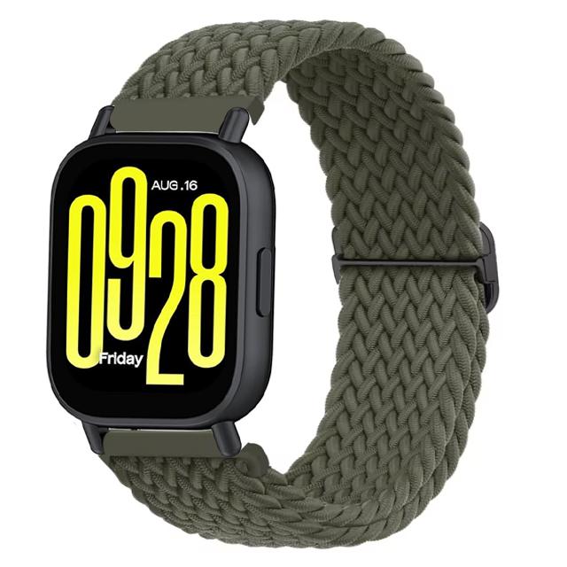 Плетеный solo loop ремешок для Redmi watch 5 active Аксессуары для умных часов сменный ремень браслет correa Redmi watch 5 lite Ремешок