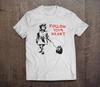 Футболка Banksy Follow Your Heart Girl: Известный арт-принт с граффити