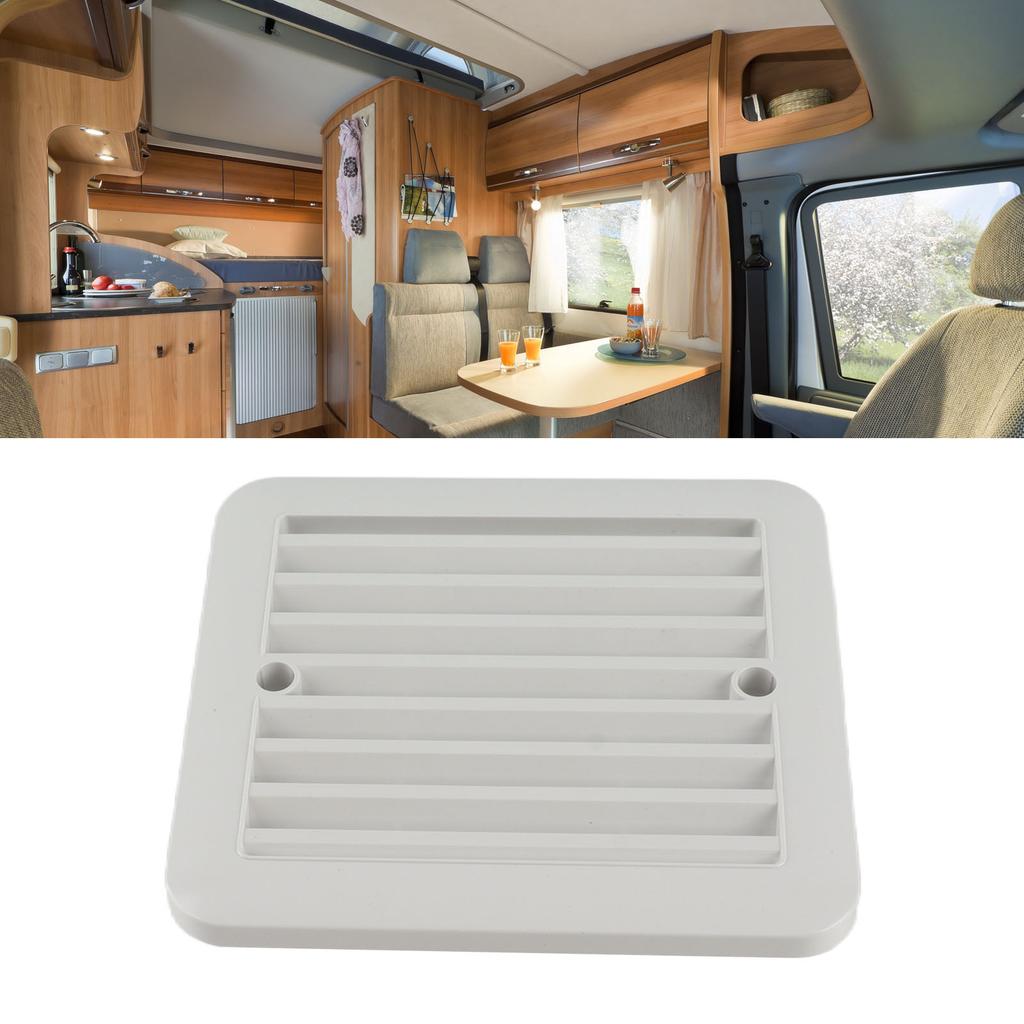 RV Side Vent Grille Water Resistant Air Exchange Versatile Ventilation Outlet Grille for Campervan Trailer Boat Caravan Yacht