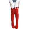Women Knitted Thigh-high Socks Stretchy Solid Color Boot Socks Long Winter Stockings Over Knee Leg Warmers for Boots Skirts Parties Street
