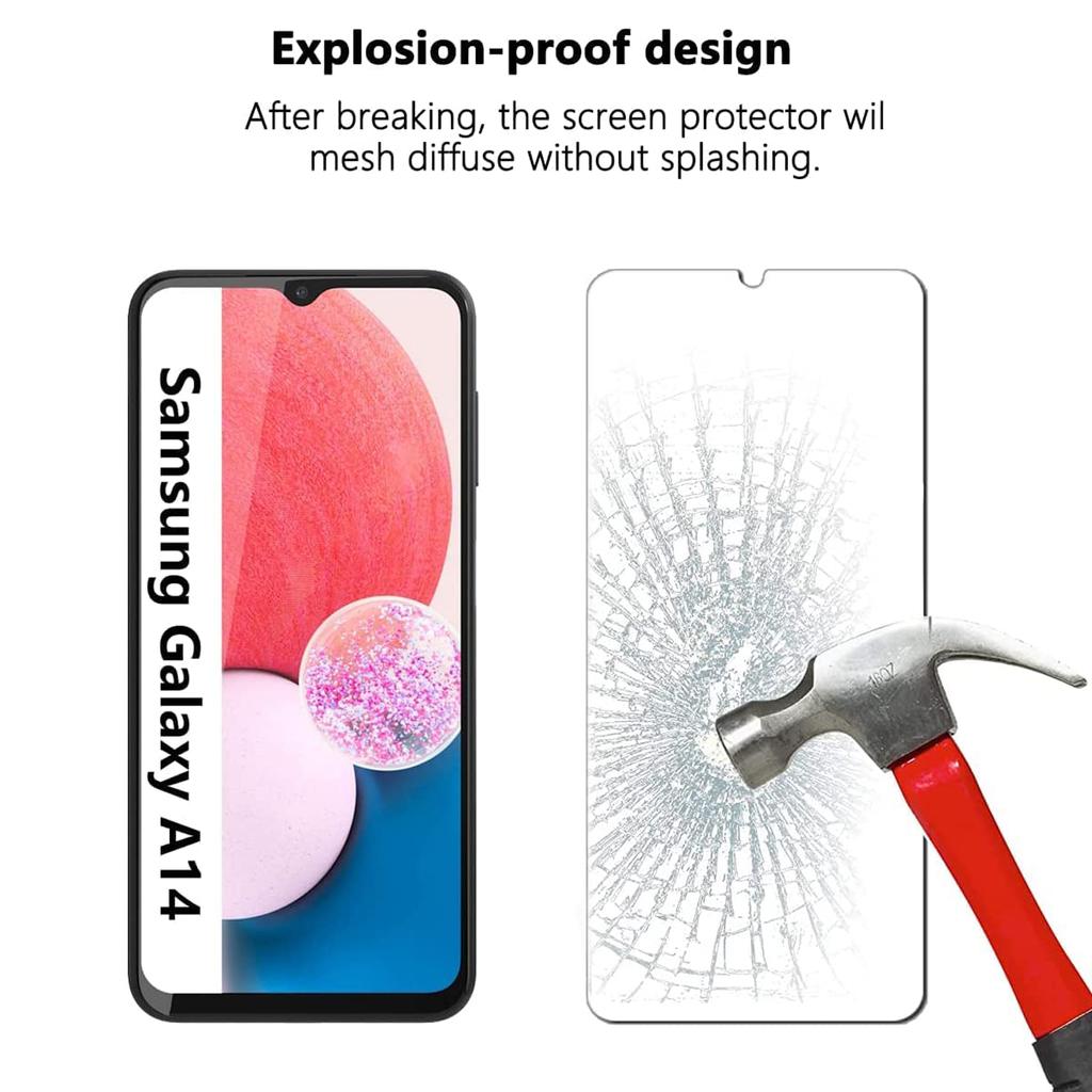4PCS 4 Pcs Tempered Glass Samsung Galaxy A53 iPhone 11 12 13 14 XiaoMi Mi RedMi Note POCO Huawei Honor Realme OPPO VIVO Screen Protector Glass Film