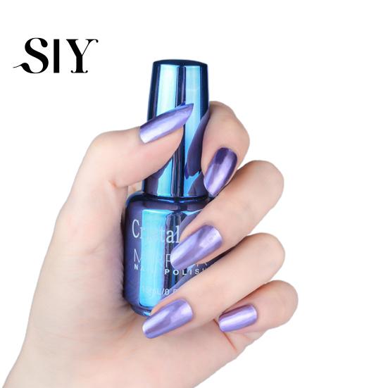 Women Nail Polish 20ml Gel Quick Drying Long Lasting Varnish Metallic Mirror Effect Manicure Art for Salon
