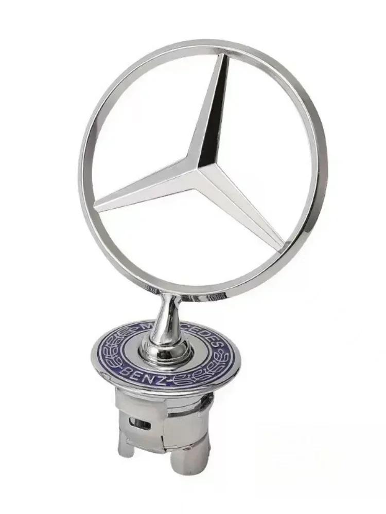 Значок-эмблема на капот автомобиля из цинкового сплава, аксессуары для Mercedes Benz AMG W213 W223 W240 W212 W222 W221 W211 W220 W210 W207 W140 GHJKM1