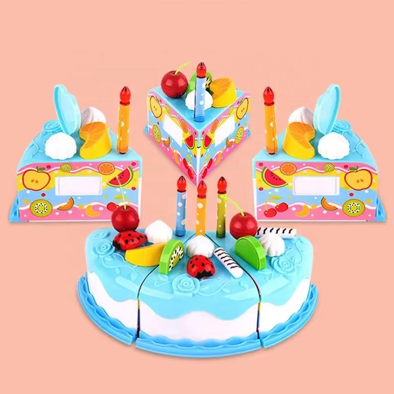 Нетоксичные детские игрушки-закуски для игры, имитация кухонных игрушек, пластиковые продукты для нарезки, детская игрушка, познание объектов, подарки на день рождения для детей