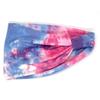 Criss Cross for Women Girls Sport Head Wraps Wide Knotted Headbands Tie Dye Turban Twist Headbands