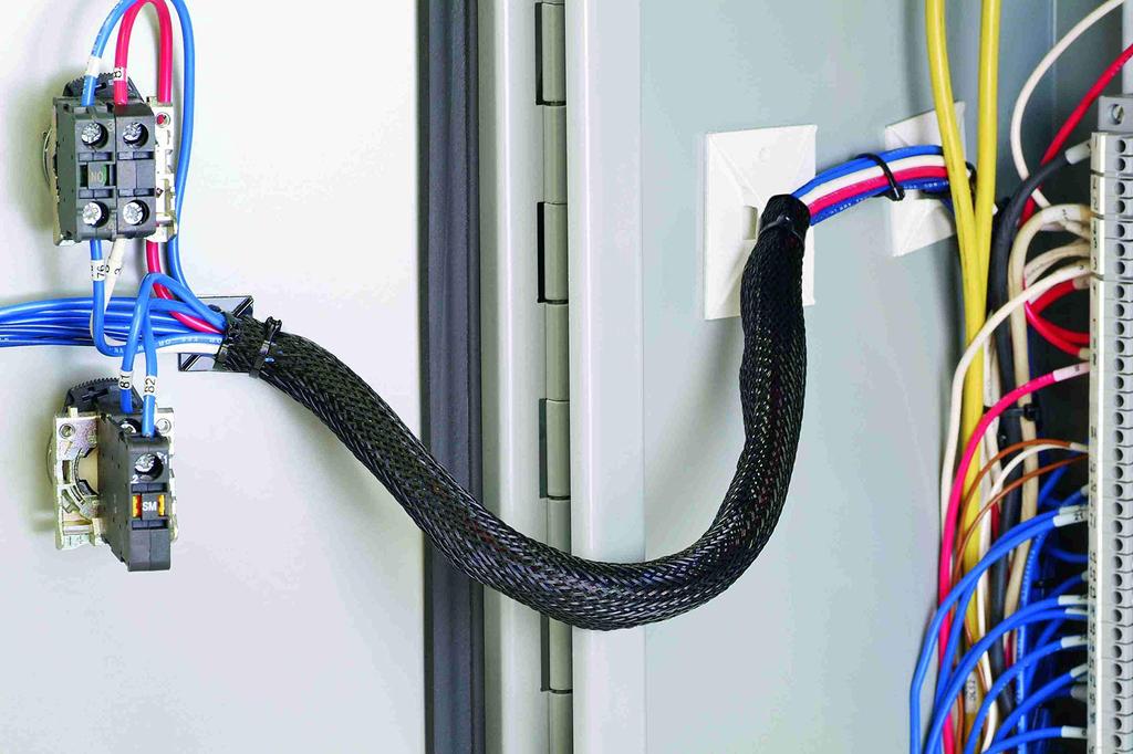 Panduit SE125P-TR0 Braided Expandable Sleeving, 1.