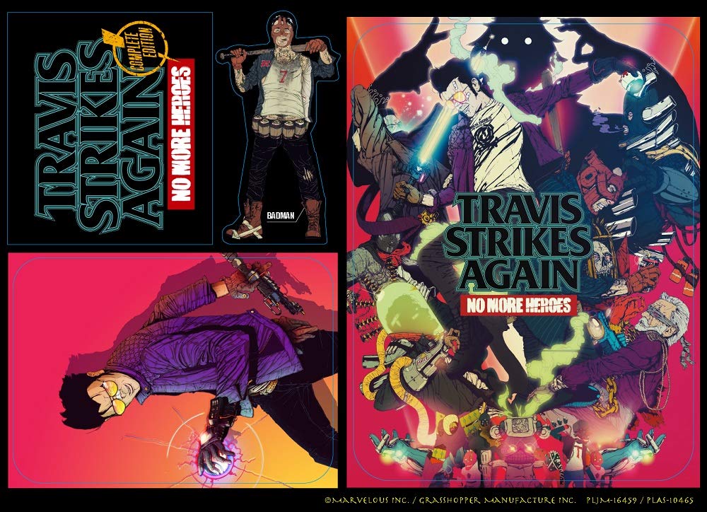 Travis Strikes No More Heroes Полное издание Бонус Оригинальная PS4 Снова (Включает наклейку) -