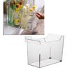 Clear Kitchen Organizer Bin Space Saving Multifunctional U Shaped Clear Containers Bin for Pot Lids