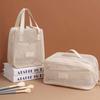 Large Capacity Mesh Cosmetic Bag Shell Pillow Makeup Pouch Fashion Transparent Makeup Bag  Travel