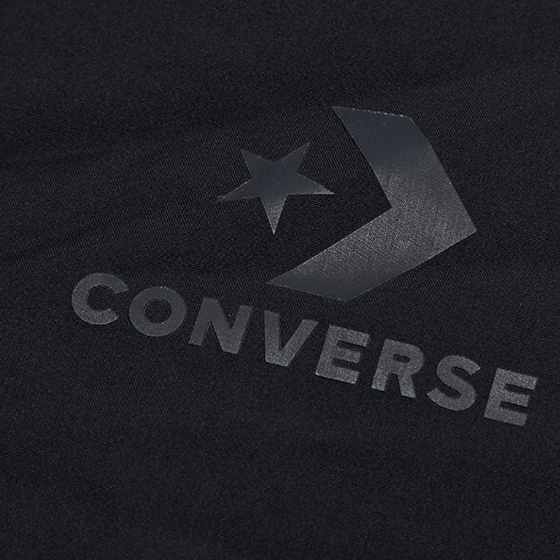Converse Пуховики Мужские Черные С капюшоном Умеренные Другие 10019323-A03
