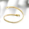 925 Silver Jewelry 16cm to 19cm Tennis Bracelet 2mm Zirconia Anniversary Gift Genuine Silver Bracelet