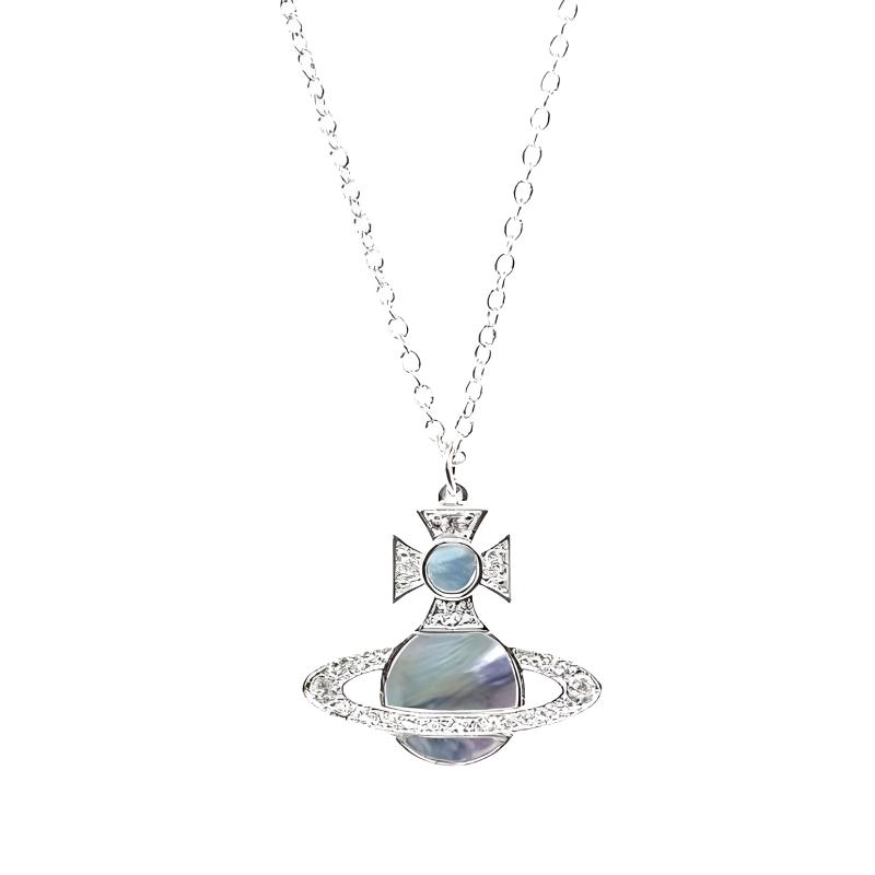 Vivienne Westwood Ball Pattern Necklace Women's Silver 630203FV/02P645