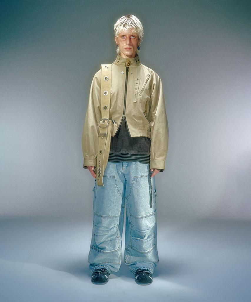 Beikeonteuakaibeu Vanon Carpenter Pants Light Blue
