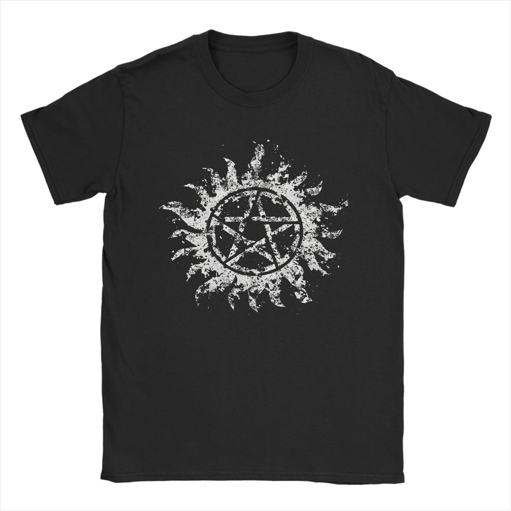 Carry On My Wayward Son Unisex Unisex T Shirts Supernatural Vintage Tee Shirt Short Sleeve TShirts Cotton Gift Idea Clothes