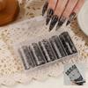 Black White Nail Foils Lace Design Nail Art Stickers Professional Nail Decorations  Manicure DIY