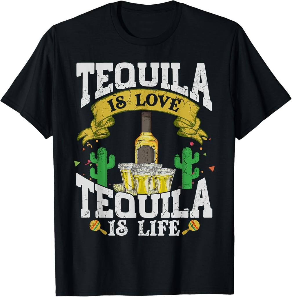Cinco de Mayo Tequila Funny Quotes Humor Sayings Mexico T-Shirt