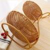 2/3 Layers Fruit Basket Handwoven Decorative Standing Tray New Serving Tray  Living Room