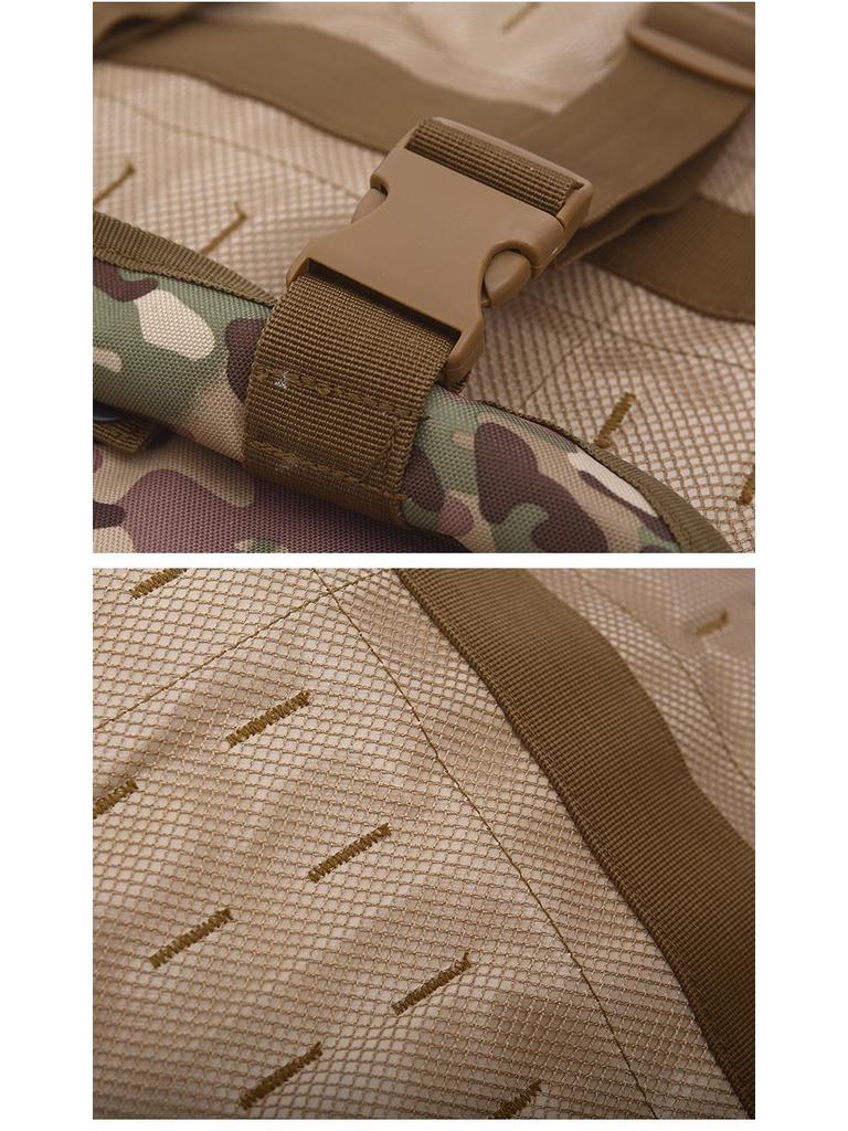 Камуфляжный тактический тренировочный жилет для средних и крупных собак - нейлоновая нагрудная шлейка для использования на открытом воздухе