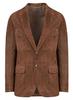 Stylish Handmade Elegant Formal Party Men's Brown Sheepskin Suede Leather Blazer