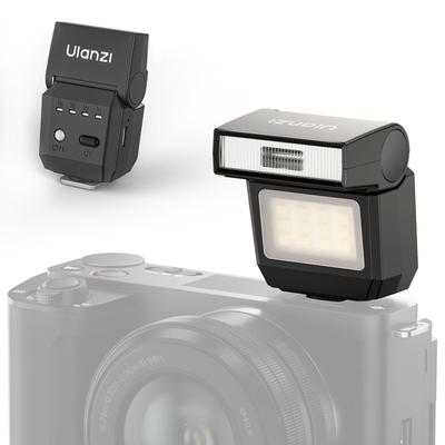 Мини-камера-спидлайт Ulanzi SL03 с ручной регулировкой, цветовой температурой 6500K, 4 уровнями мощности и горячим башмаком с одним контактом 5600K, компактная и удобная вспышка-стробоскоп