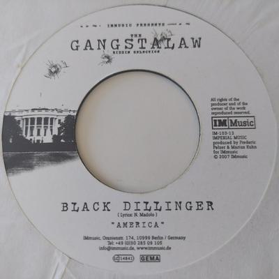 7-дюймовая пластинка BLACK DILLINGER / NATURAL BLACK - America / In This Judgement IM10313 IM Music 2007 Германия Регги, Ска и Даб Б/У