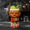 Tiki Mug Ceramic Cocktail Glass Tropical Hawaiian Bar Decor Drinkware Mixed Wine Cup Marine Skull Doll Statue Smoothie Beer Mug
