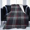 Индивидуальное одеяло с принтом в клетку GTI Tartan, мягкое теплое флисовое покрывало, легкое уютное фланелевое пушистое одеяло для кровати, дивана