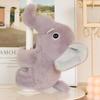 Koala Hippo Elephant Raccoon Zebra Animal Clap Ring Plush Toy Stuffed Doll Gift