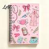 Medical Theme Writing Pad Themed Coil Notebook Double Cover Design Thick Ink-proof Paper Professional Nurse Gift Notepad Spiral Bound Journal