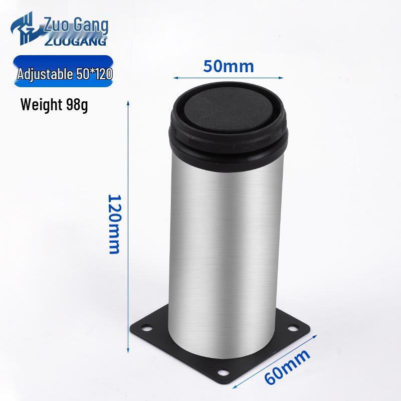 Утолщенные регулируемые ножки для шкафа из нержавеющей стали - Мебель, диван, ножки для поддержки журнального столика, дизайн с круглой трубой.