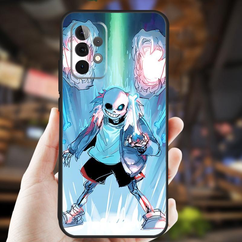 Чехол для игры Undertale Sans для Samsung Galaxy A26 A54 A14 A36 A16 A33 A56 A15 A55 A53 A35 A22 A32 A52 A34 A05 A06