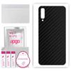 apgo Защитная наклейка-скин для задней панели, совместимая с Samsung Galaxy A70, Пленка-обертка, Фольга, Винил - Узор Карбон черный