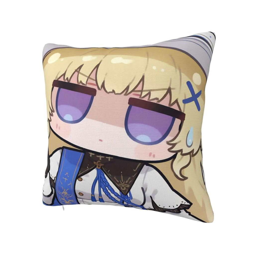Cute Q Version Wuthering Waves Rinascita Phoebe Zani Pillow Cover Soft Pillow Case Cushion Cover Vintage Custom Pillowcases