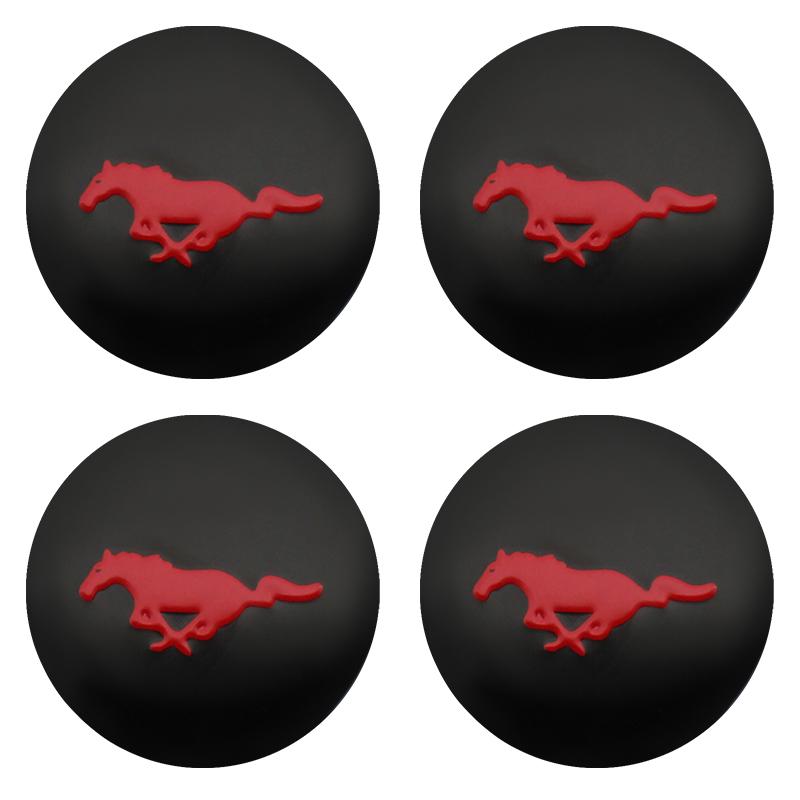 xubal5 For Ford Mustang Shelby GT Fender Zapatillas Miniatura Gt 2015 2012 4Pcs 56mm Car Wheel Center Cover Stickers Hub Cap Auto Badge