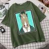 HorseUnisex Personality Pattern T Shirts Unisex Korean Trend Tops Short Sleeve S-3XL Unisex Shirt Design Funny Unisex T-Shirts