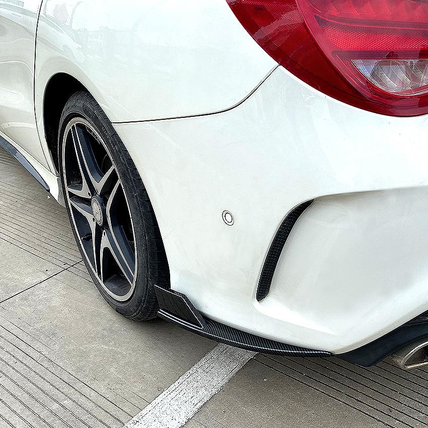 Rear Bumper Diffuser Splitter Canard Spoiler For Mercedes Benz CLA Class C117 W117 AMG CLA45 2013-2019 Car Accessories