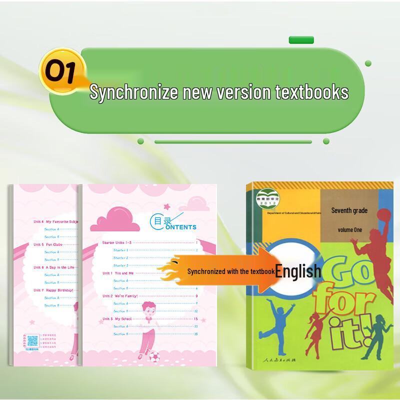 Grade 7 English Synchronous Copybook Set